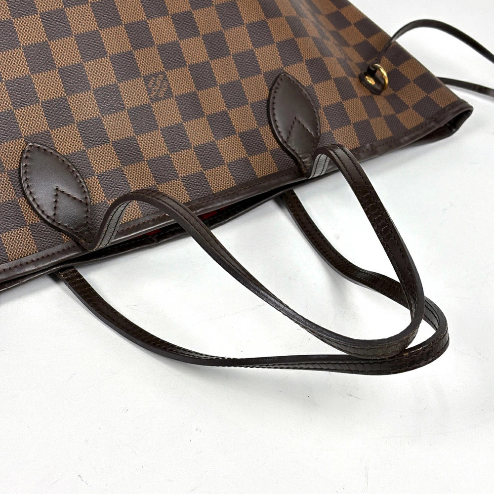 Louis Vuitton Neverfull Shoulder Bag Tote Damier Brown - Picture 7 of 7